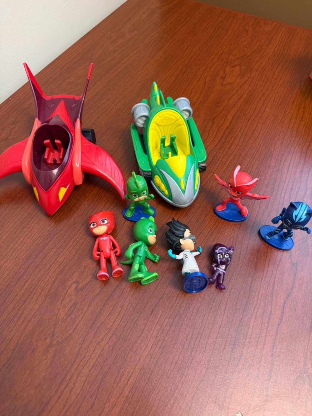 PJ Masks Mixed Lot Vehicles & Figures Gekko Owlette Catboy Romeo Luna Girl